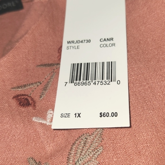 PRESWICK & MOORE 3/4 SLEEVES PEASANT DRESS SIZE IX  NEW WITH TAGS - Picture 5 of 10